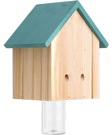 Repellente Per Vespe - 650g Legno, Forma Di Casetta Sicuro | Dissuasore Per | Cattura Calabroni, Arredo Naturale Per Giardino E Cortile | Waspinator Sospeso All'Aperto