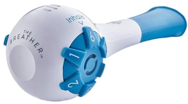 Entrenador Respiratorio, Silicona Ajuste Resistencia Pulmón Ejercitador Dispositivo portátil, Ejercitador Respiratorio, para Mejorar la Lung Flexer et Cardio Sport, Mejora La Capacidad Pulmonar