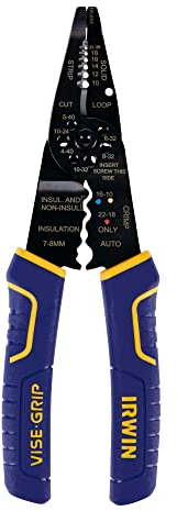 IRWIN VISE-GRIP Multi-Tool Wire Stripper/Crimper/Cutter, 2078309, 8-inch