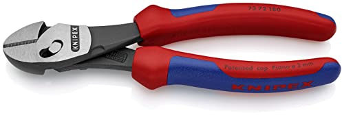 KNIPEX TwinForce Hochleistungs-Seitenschneider mit Mehrkomponenten-Hüllen 180 mm, 73 72 180