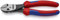 Knipex TwinForce® Alicate de corte diagonal de alto rendimiento negro atramentado, con fundas multicomponentes 180 mm 73 72 180