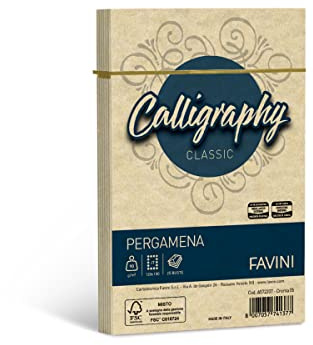 FAVINI kalligrafi pergament A572207 slät