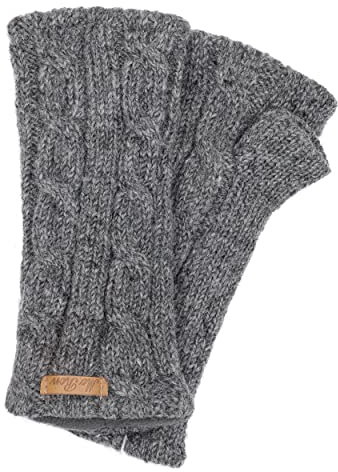 McRon Damen Gestrickte Pulswärmer Modell Emily