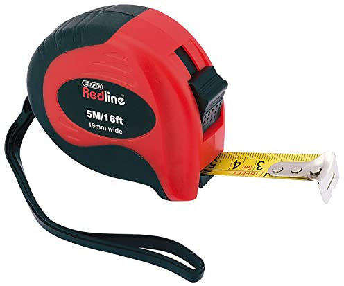 DRAPER Redline 69016 3 m/10 ft Soft Grip metrisch/imperial Maßband, 69054