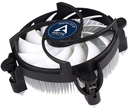 ARCTIC Alpine 12 LP - Low Profile CPU Kühler für Intel Sockel, durch 92 mm PWM Lüfter bis zu 75 Watt Kühlleistung, voraufgetragene MX-2 Wärmeleitpaste, einfaches Montagesystem
