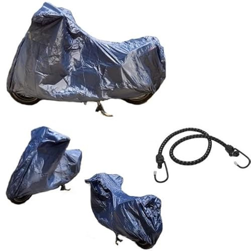 Compatible con Suzuki AN 125 - Funda para Moto para Scooter de Nailon Impermeable - Funda antidesgarro - Talla M - Funda Universal antilluvia 203 x 89 x 122 cm - Funda Resistente