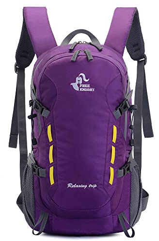 Bseash Mochila de Senderismo Ligera y Resistente al Agua, 40L, para Deportes al Aire Libre, Viajes, para Ciclismo, esquí, Turismo