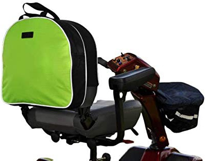 Mobility Scooter Bag - High Visibility Mobility Scooter Bag that Simply Slips Over The Backrest of The Seat. Be Seen, Be Safe
