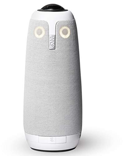 Meeting Owl Pro - 360-Degree, 1080p HD Smart Video Conference Camera, Microphone, and Speaker (Automatic Speaker Focus & Smart Zooming and Noise Equalising) - Works with Zoom, MS Teams, Slack and more