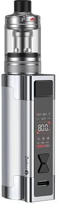 aspire Zelos 3 Nautilus Kit, 3200 mAh, 4,0 ml, 24 mm, Farbe metallic silber