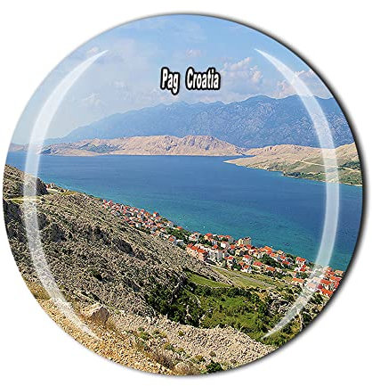 Pag Kroatien Kühlschrankmagnet 3D Kristall Touristen Souvenir Geschenkkollektion Kühlschrank Magnet Aufkleber