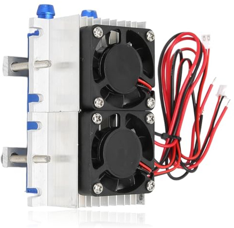 Dpofirs DC12V 144W/100W 10A Tank Thermoelektrischer Kühler Peltier System Halbleiterkühlung Wasserkühler Kühlgerät für Kleine Kühlschränke, Klimaanlagen oder