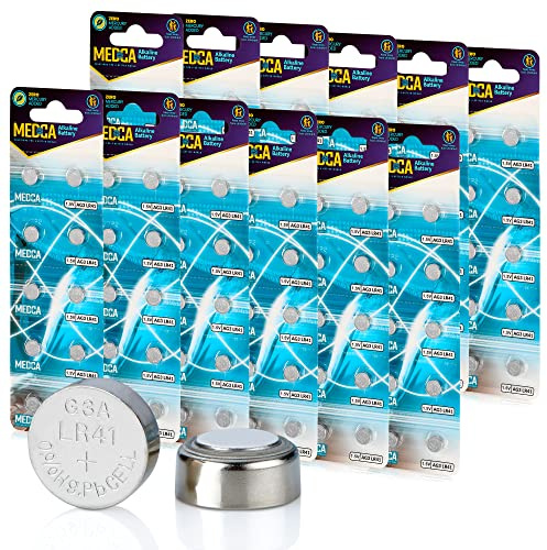 1.5V Alkaline Batteries - LR41, 192, 92A,LR736, and AG3 Battery - Button Coin Cell for Hearing Aids, Amplifiers, Clocks, Toys, Remotes, Calculators, Lasers, Long Lasting Power, Anti Corrosion, 120 Pcs
