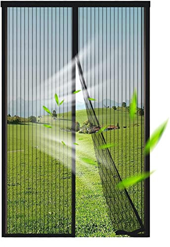 Zanzariera Magnetica per Porta 100x240cm,Tenda Zanzariera Porte con Calamita Anti Zanzare Insetti,Non è Necessario Praticare Fori, Tenda Magnetiche Chiusura Automatica Traspirante