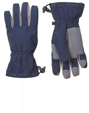 SEALSKINZ Drayton Wasserdichter leichtgewichtiger Stulpenhandschuh, Marineblau, XL