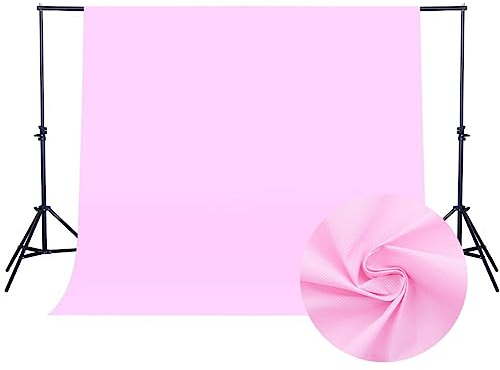 OSALADI 2m Fotografie Hintergrund Rosa Non-Woven Fotohintergrund Für Fotoshootings Und Videoaufnahmen Leicht Schmutzabweisend Und Einfach Zu Reinigen Für Zuhause Und Büro