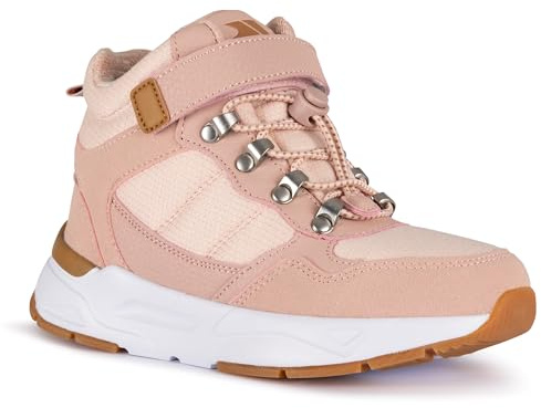 Trespass Kids Casual Hi-Top Boots Cady - Waterproof Membrane, Gussetted Tongue, Cushioned Collar, Traction Outsole