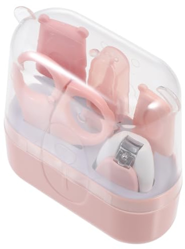 Beatifufu Nagel-schere mit Ergonomischen Griffen für Sicheren Halt Babynagel Inklusive Nagelfeile für Neugeborene Leicht und Tragbar mit Aufbewahrungstasche
