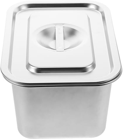 EXQUIMEUBLE Compostador De Cocina Contenedor Sellado Inoxidable Fácil De Limpiar y Mantener