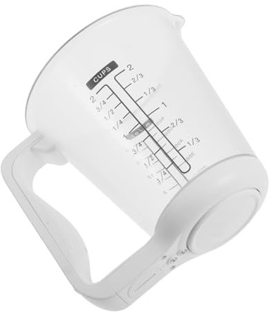 Hemobllo Bilancia Da Cucina Con Misurino Display Lcd Per Misurazione Precisa Temperatura e Volume Adatta Per Uso