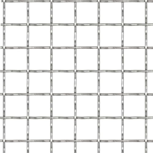 Vopese Wellengitter Edelstahl 100x85 cm 31x31x3 mm Zäune, Zaunzubehör 142291