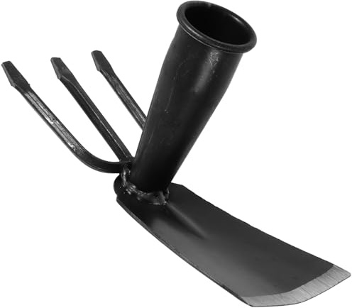 WEKADRIN Houe de Jardinage et Cultivateur Manuel sans Manche 7,5 Cm pour Désherbage et Ameublissement du Sol Extérieur Outil Polyvalent en Acier Carbone pour Jardin, Plantation