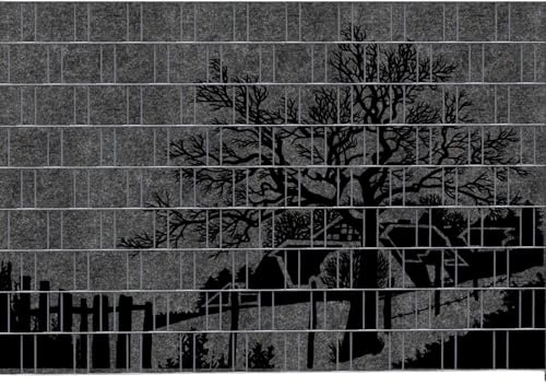 Country 1 - Einfarbig bedruckter Sichtschutzstreifen auf Rolle | moderner Zaundruck | einfache Verarbeitung | Aufwertung vom Doppelstmattenzaun | UV-beständig 2,5m x 1,8m