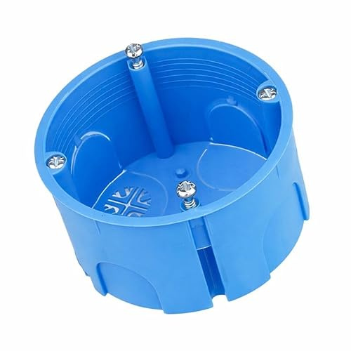 Boîte de dérivation à encastrer Ø 80 x 45 mm - Boîte électrique ronde pour mur - Installations civiles - LEMAG SRL