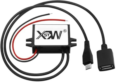 12V 24V 36V 48V 60V 72V 80V a 5V Salida 8-85V a 5 voltios Convertidor USB Reductor con Fuente de alimentación de Cargador de Coche(Single Micro USB)