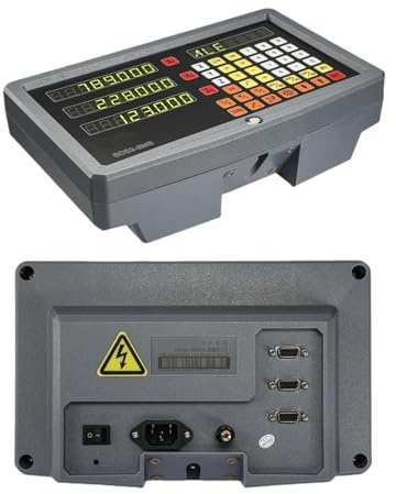 Digital Readout SDS2-3MS 3 Axis Milling Lathe Grider Digital Readout Display with 3pcs 5um 1um Linear Scale Encoder(SDS2-3MS Display)