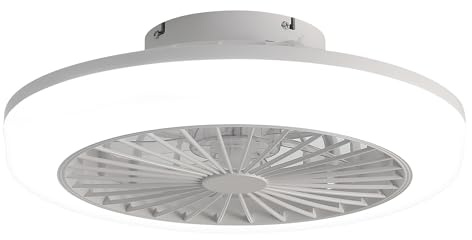 Fasba Ventilador de Techo sin aspas con luz y Control Remoto - Diseño Moderno y Flujo de Aire optimizado para un Ambiente Elegante Modelo FCLYD-T3218P281240