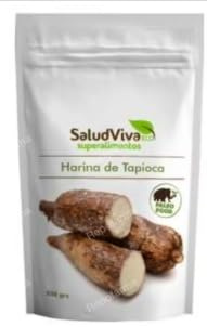 Harina de Tapioca, Sin Gluten, Sin Azúcar, Vegana, 250 gr. Pack de 3