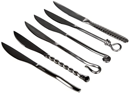 Jean Dubost Créations 96011 Mixes Forges Coffret 6 Couteaux Table