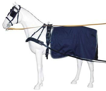 Pfiff 002073 Fahrdecke, wasserabweisende gefütterte Winterdecke, Nierendecke, Full / Warmblut Braun