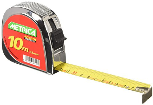 Metrica 38510 Flessometro Professionale, 10 x 25 mm