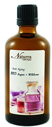 Naturra BIO Anti-Aging- Gesichtsöl 100ml Glas - BIO Arganöl + BIO Wildrosenöl