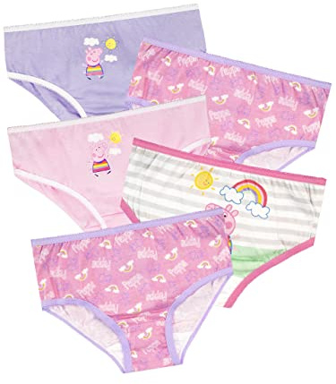 Peppa Pig Girls Piglet Underwear 5 Pack
