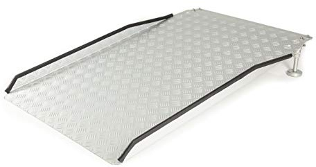 The Ramp People Adjustable Ramp for Wheelchairs 2ft - 8ft (2ft/61cm) | 400kg Capacity | Outdoor Ramp for Wheelchairs, Mobility Scooters & Walkers | Steps, Doorframe, Upvc Doors