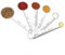 Juego de 6 Cucharas Medidoras de Acero Inoxidable para Repostería, Cocina y Hornear (Measuring Spoons)