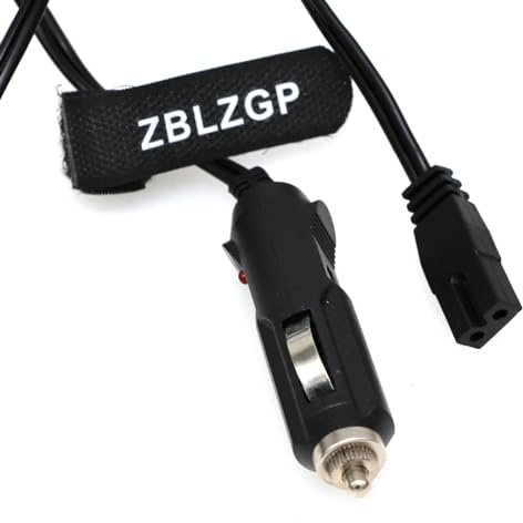ZBLZGP 12V Cigarette Lighter Power Cable to B Plug Special Power Cable for Car and Home Dual Use Extension Cable (1.5m/12V)