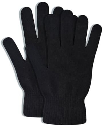 DALEDWN Winter Magic Gloves Unisex Adults Men Women Teen Warm Gloves,Black
