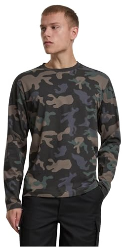 Brandit Premium långärmad skjorta för män, Darkcamo, L