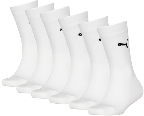PUMA Kids Easy Rider Sock Calcetines clásicos, Blanco - Nuevo, 35-38 Unisex niños