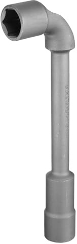 sourcing map L-förmiger, abgewinkelter Sechskant-Steckschlüssel, 27 mm, CR-V, doppelseitig, metrisch, 6-Punkt-Rohrsteckschlüssel für allgemeine Reparaturen, Rohrleitungen, Fahrrad-Autowartung