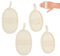 4 esponjas naturales de lufa, esponjas exfoliantes corporales, esponjas exfoliantes de lufa, esponjas exfoliantes de lufa, esponjas exfoliantes, esponjas de baño de ducha para exfoliantes corporales