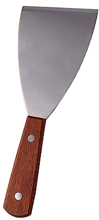 BRIGHTFUFU 2stücke Edelstahl-spatel Mit Holzgriff Professioneller Pfannenwender Für Steak Pfannkuchen Und Mehr Hitzebeständig Und Ergonomisch Für Küche Und Grill