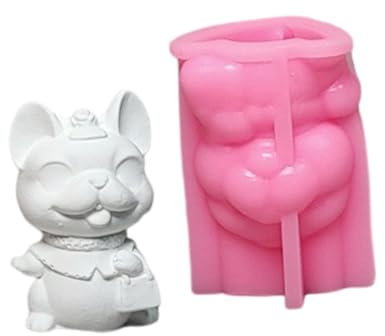Moldes 3D para perros, moldes de yeso, moldes de silicona para animales, moldes de resina epoxi, moldes de fundición