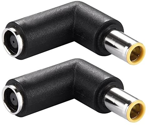 KEALLANS 2X DC 7909 A DC 7909 Connettore Adattatore di Alimentazione per computer portatile, gomito ad angolo retto di 90 gradi