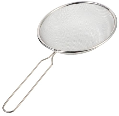 VICASKY Pelle à Sable Filtrante pour Reptiles en Acier Inoxydable, Tamis Pratique de Nettoyage, Taille Moyenne, Accessoire pour Terrarium, Fournitures pour Reptiles et Amphibiens