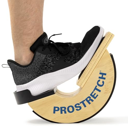 ProStretch Wooden Original Calf Stretcher and Foot Rocker for Plantar Fasciitis, Achilles Tendonitis, and Tight Calves